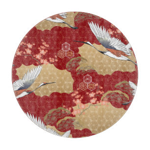 Japanische Kimono-Kirschblüten Schneidebrett