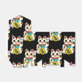 Japanische Kimono Muster Gunst Box maneki neko Geschenkschachtel (Ungefaltet)