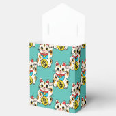 Japanische Kimono Muster Gunst Box maneki neko Geschenkschachtel (Geöffnet)
