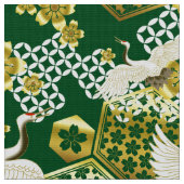 Japanische Kimono-Muster Stoff (Nahaufnahme)