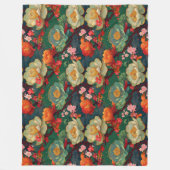 Japanische Kimono-Musterdecke Fleecedecke (Vorderseite)