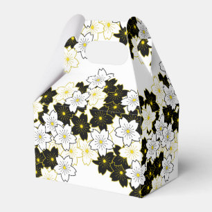 Japanische Kimonomuster Geschenktasche KIRSCHBLÜT Geschenkschachtel