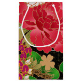 Japanische Kimonomuster Geschenktasche Kleine Geschenktüte (Rückseite)