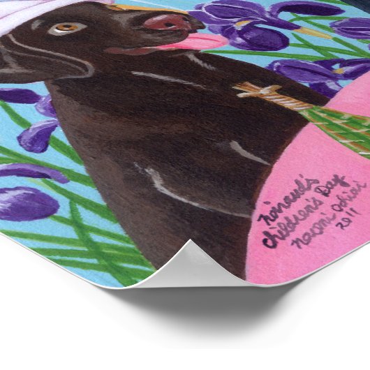 Japanische Kindertageskunst Poster (Ecke)