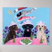 Japanische Kindertageskunst Poster (Vorne)