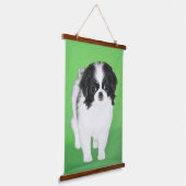 Japanische Kinofilme - Hundekunst Wandteppich Mit Holzrahmen (Gewinkelt)