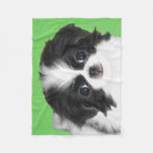 Japanische Kinofilme - Original Hundeschichte Fleecedecke (Vorderseite)