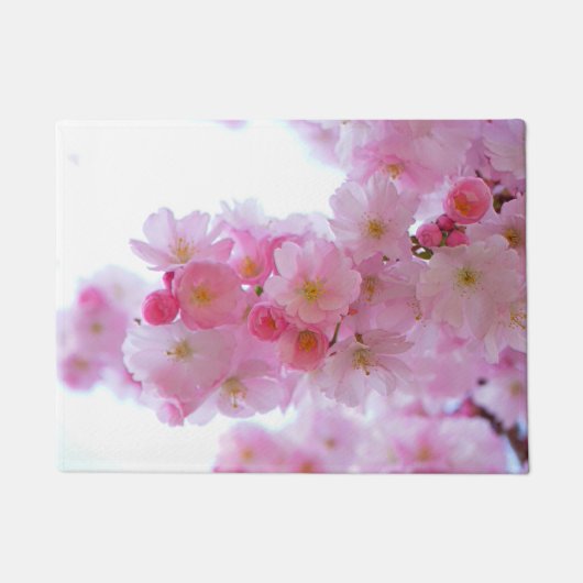 Japanische Kirschbaum-Blume Fußmatte (Vorderseite)