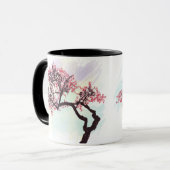Japanische Kirschbaum-Blüten-Tasse Tasse (Vorderseite Links)