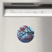Japanische Kirschblüte Blume Magnet (In Situ (Geschirrspüler))