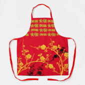 Japanische Kirschblüte Kanji kochen Schürze (Vorderseite)