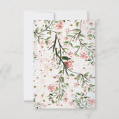 Japanische Kirschblüten-Blume Hochzeit von RSVP (Rückseite)