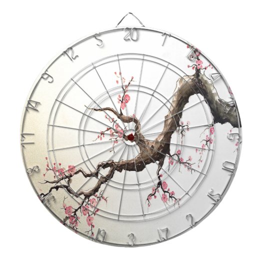Japanische Kirschblüten Dartscheibe (vorne)