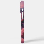 Japanische Kirschblüten in einem Bergwald Case-Mate iPhone Hülle (Rückseite / Links)