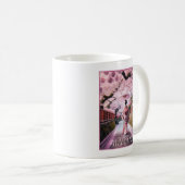 Japanische Kirschblüten Kaffeetasse (VorderseiteRechts)