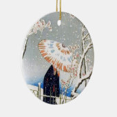 Japanische Kirschblüten Keramikornament (Rechts)