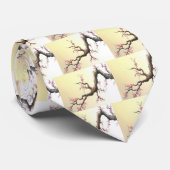Japanische Kirschblüten Krawatte (Gerollt)