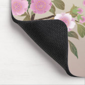 Japanische Kirschblüten Mousepad (Ecke)