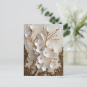 Japanische Kirschblüten Postkarte (Stehend Vorderseite)