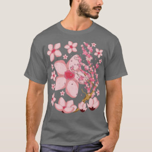 Japanische Kirschblüten-Rosa-Blume Japan Sakura T-Shirt