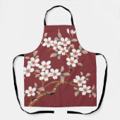 Japanische Kirschblüten Schürze (Vorderseite)