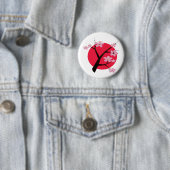 Japanische Kirschblüten-Tätowierung Button (Beispiel)