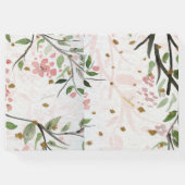 Japanische Kirsche blüht Blume mit Beileid Gästebuch (Rückseite)