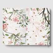 Japanische Kirsche blüht Blume mit Beileid Gästebuch (Rückseite)