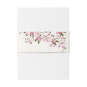 Japanische Kirsche Einladungsbanderole (Rückseitenbeispiel)