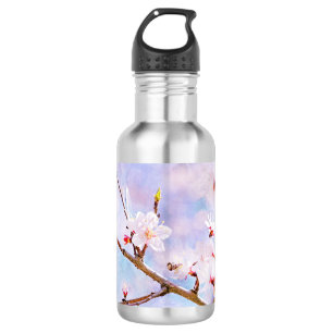 Japanische Kirsche - Sakura in Bloom Edelstahlflasche