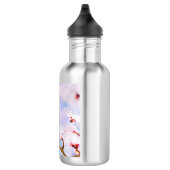 Japanische Kirsche - Sakura in Bloom Edelstahlflasche (Rechts)