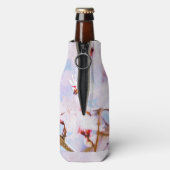 Japanische Kirsche - Sakura in Bloom Flaschenkühler (Flasche Rückseite)