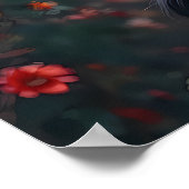 Japanische Kitsune-Maske Poster (Ecke)