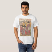 Japanische klassische Geishadamenkunst T-Shirt (Vorne ganz)