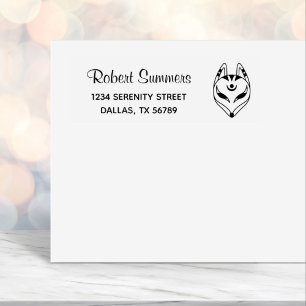 Japanische Kochnische Fox Maske-Adresse Permastempel