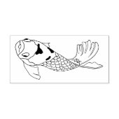 Japanische Koi Art Gummistempel (Prägung)