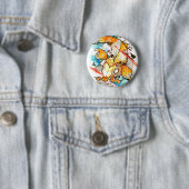 Japanische koi Fische, Aquarellkunst, Wasserkunst Button (Beispiel)