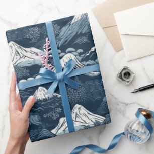 Japanische Koi-Fische Sakura-Muster Geschenkpapier