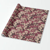Japanische Koi-Fische Sakura-Muster Geschenkpapier (Ungerollt)