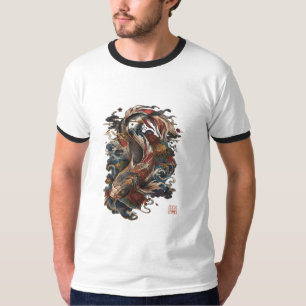 Japanische Koi-Fische Traditionelle japanische T T-Shirt