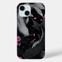 Japanische Koi Fish Dunkle Mode