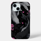 Japanische Koi Fish Dunkle Mode Case-Mate iPhone Hülle (Rückseite)