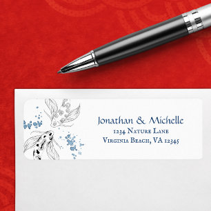 Japanische Koi Fish Hochzeitadresse