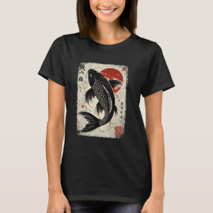 Japanische Koi-Karpfen Ausdauer Koi-Fisch Sakura N T-Shirt