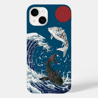 Japanische KOI Kunst, Yinyang Case-Mate iPhone 14 Hülle