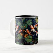 Japanische Koi-Tasse Zweifarbige Tasse (Vorderseite Links)