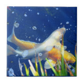 japanische koi Teichfliese Fliese (Vorderseite)