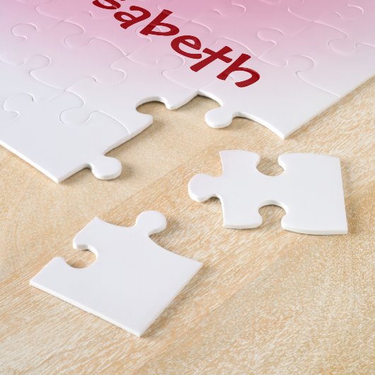 Japanische kokeshi Puppe an Kirschblüte-Blüten Puzzle (Seite)