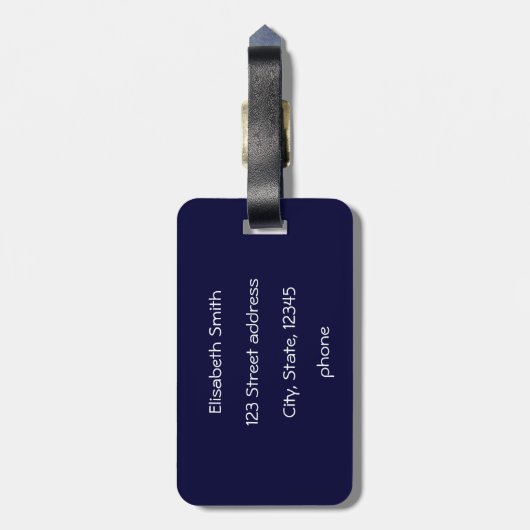 Japanische Kokeshi-Puppe in Bambus bei Sonnenaufga Gepäckanhänger (Rückseite vertikal)