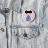 Japanische Kokeshi-Puppe Taste Button (Beispiel)